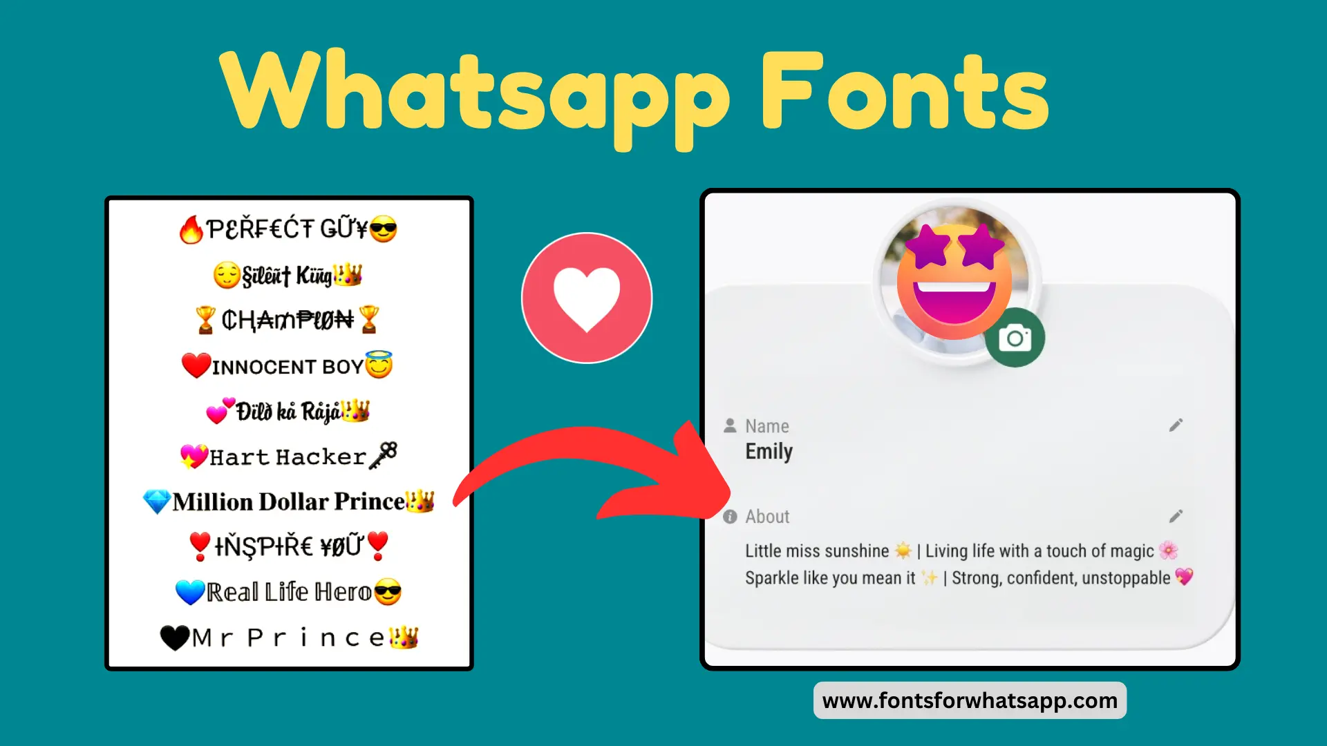 Fonts For Whatsapp